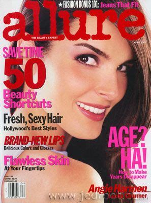 angie nudes|Angie Harmon, Gabrielle Union Get Naked for Allure